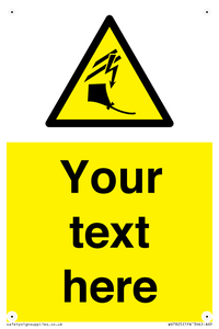 Custom warning kite flying near powerlines